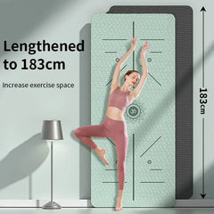 Non-Slip Yoga Mat - Eco-Friendly Exercise Mat with Strap
Sucesso