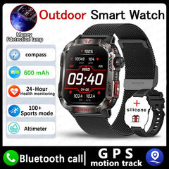 Military GPS Smartwatch – Rugged & Adventure-Ready