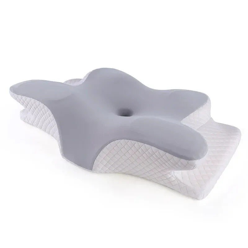 2 in 1 Memory Foam Cervical Pillow, Ergonomic Contour Orthopedic Pillow for Neck Pain, Contoured Support Pillows,Neck Pillow