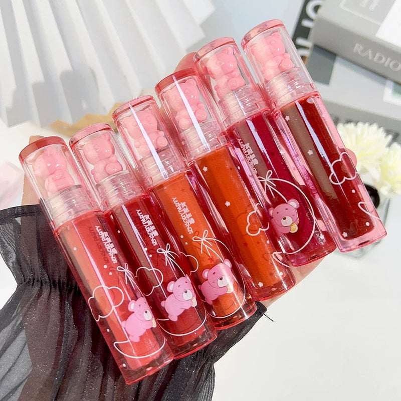 Crystal Jelly Lip Gloss - Korean-Style Glossy Lipstick