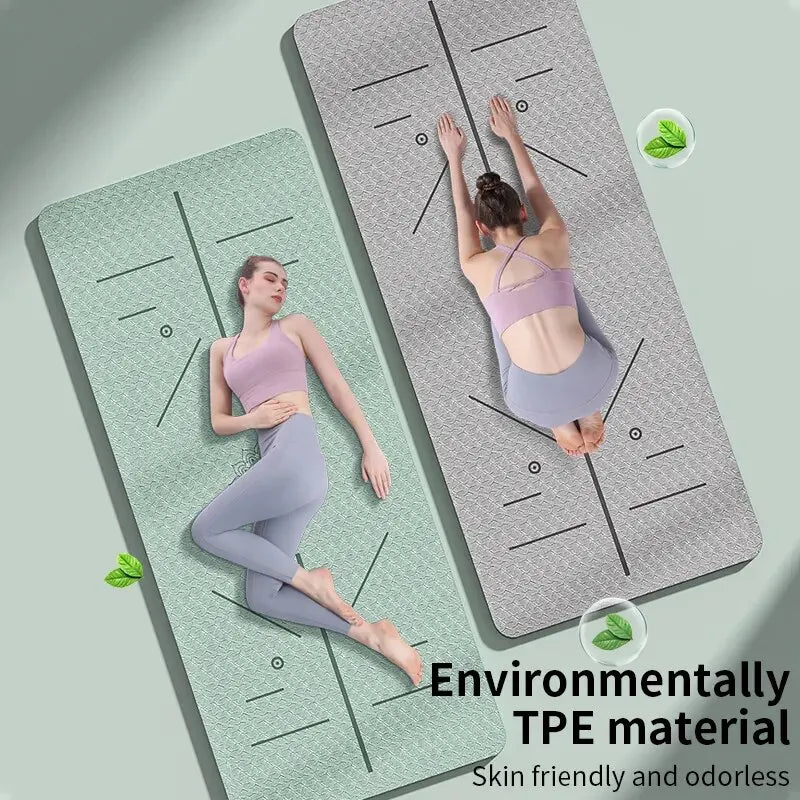 Non-Slip Yoga Mat - Eco-Friendly Exercise Mat with Strap
Sucesso