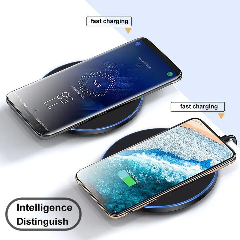 Fast Wireless Charging Pad for iPhone & Samsung Devices