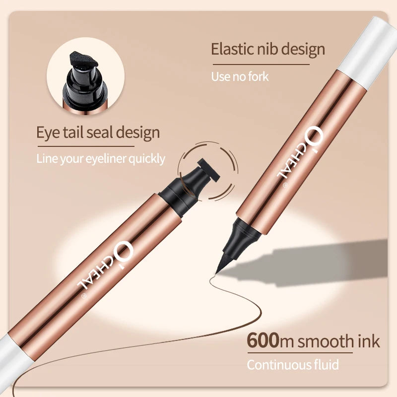 O'CHEAL Waterproof Dual Head Eyeliner Stamp & Pen