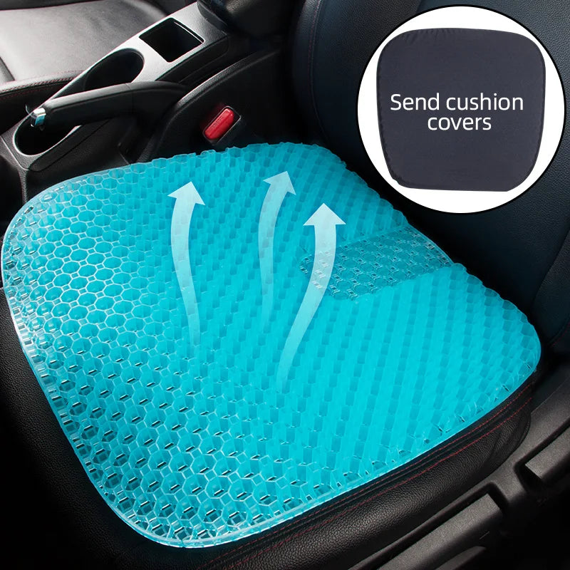 Honeycomb Gel Cushion - Comfortable for Office & Car Seats