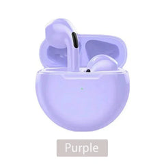 Pro 6 TWS Wireless Earbuds – Deep Bass & Clear Sound