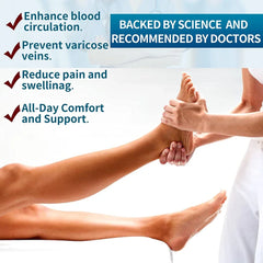 Zipper Compression Socks (15–20mmHg)