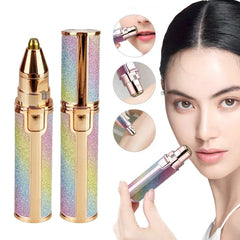 2-in-1 Electric Epilator & Eyebrow Trimmer - Rechargeable Mini Razor