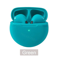 Pro 6 TWS Wireless Earbuds – Deep Bass & Clear Sound