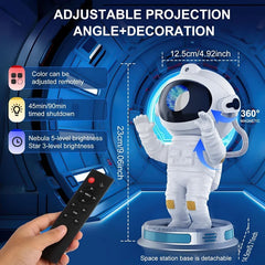Astronaut Galaxy Projector Lamp – Starry Night Light