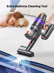 BUTURE VC90 Cordless Vacuum Cleaner – 600W, 65KPa with Removable Battery