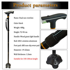 Folding Trekking Poles with LED