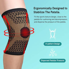 Copper Compression Knee Sleeve