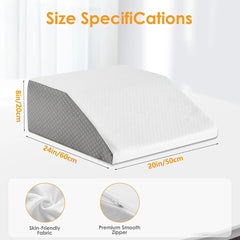 8” Memory Foam Leg Elevation Pillow