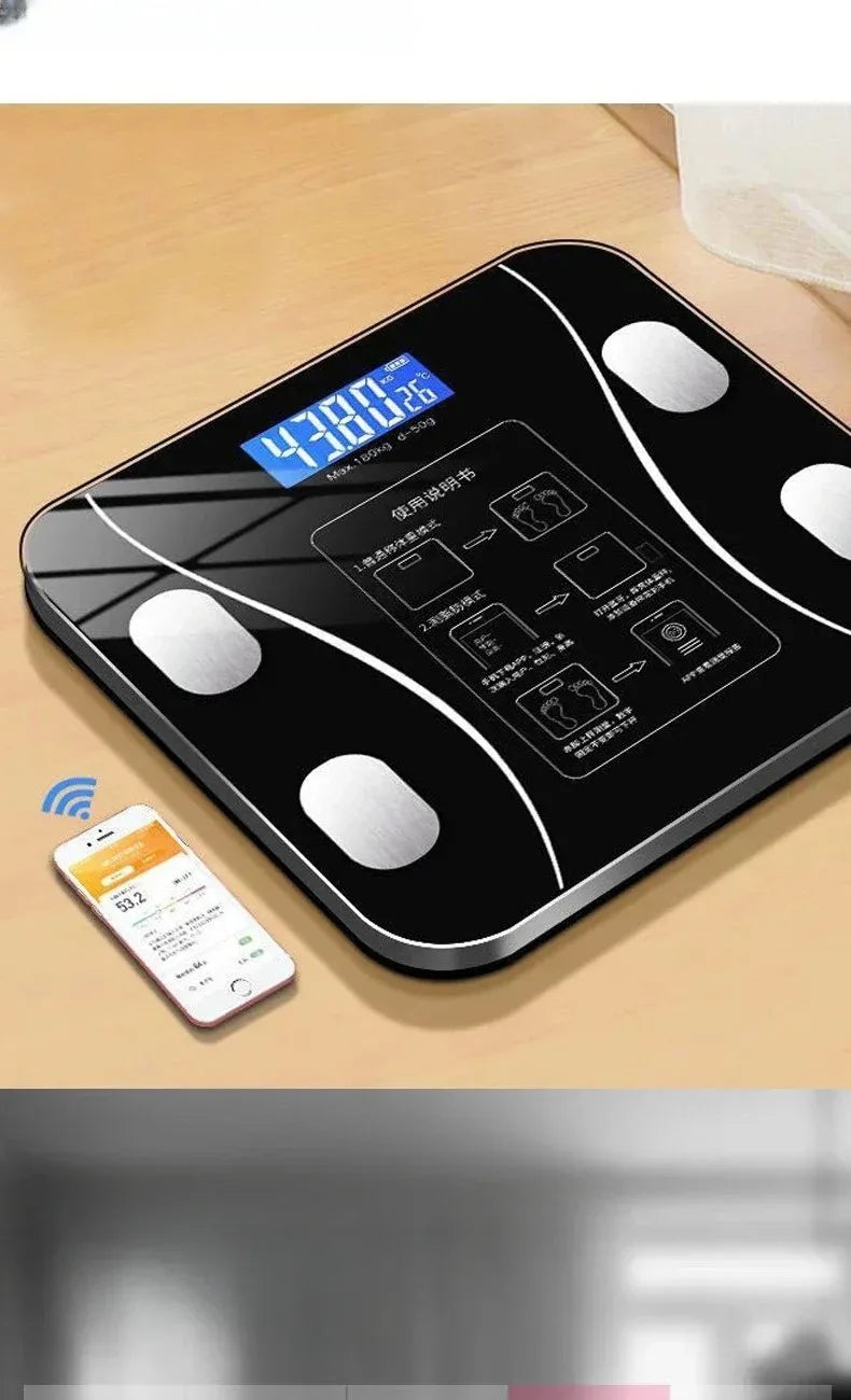 Bluetooth Body Fat Scale - Smart Mode for Weight Management