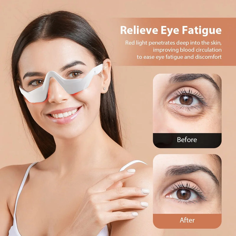 3D Eye Massager – Fatigue Relief & Dark Circle Lightening, Smooths Fine Lines for Eye Care