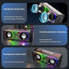 Transparent RGB Bluetooth Speaker