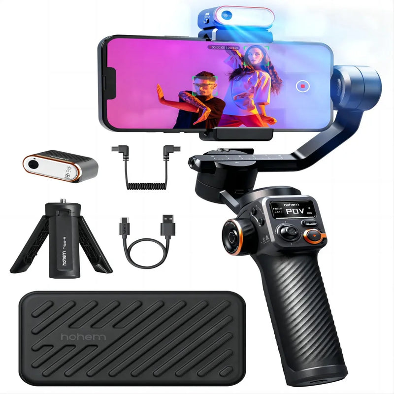 Hohem-iSteady M6 Gimbal for iPhone & Android with AI Tracker