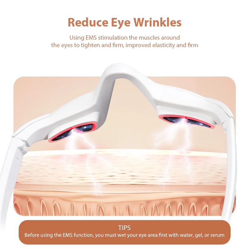 3D Eye Massager – Fatigue Relief & Dark Circle Lightening, Smooths Fine Lines for Eye Care