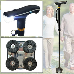 Folding Trekking Poles with LED