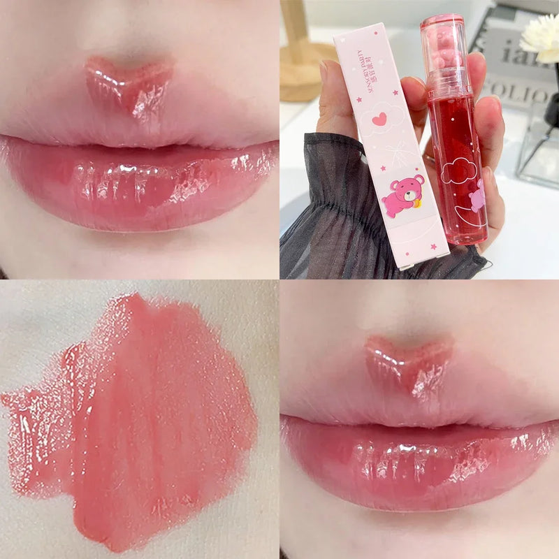 Crystal Jelly Lip Gloss - Korean-Style Glossy Lipstick