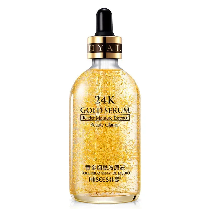 24K Gold Face Serum - Korean Hyaluronic Acid Essence